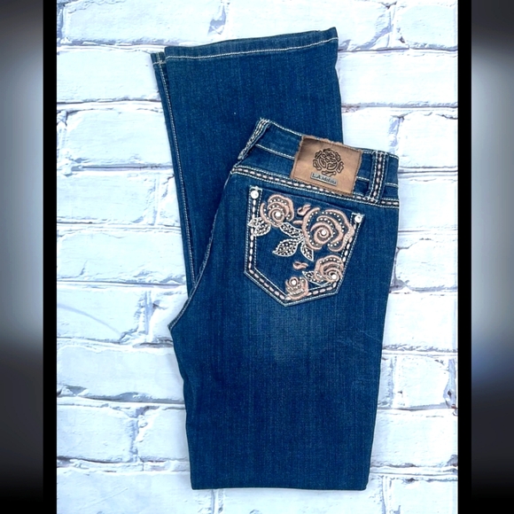 Vintage 2000s LA idol USA Stretch Bootcut Jeans - Picture 2 of 9